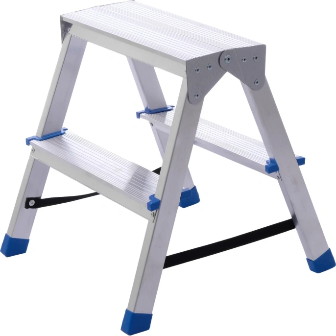 Стремянка STAIRS алюминиевая двухсторонняя 2 ступени AS202