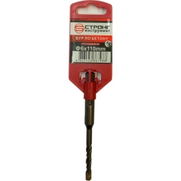 Бур по бетону (SDS-Plus; 6x110 мм) для перфоратора Strong СTC-011006110