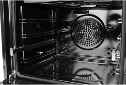 Духовой шкаф электрический DOMFY DM6642EO BG,  68л,  стекло черное