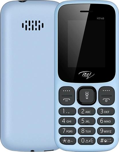 Мобильный телефон Itel it2165 голубой моноблок 1.77" GSM900/1800 10066900