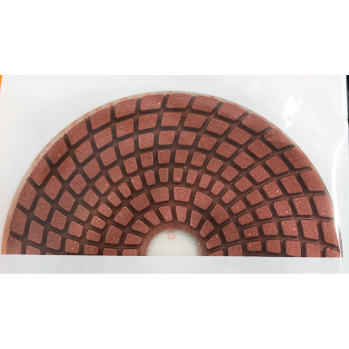 Круг алмазный гибкий шлифовальный АГШК (100 мм; Р100; с водой) BOHRER 55110010