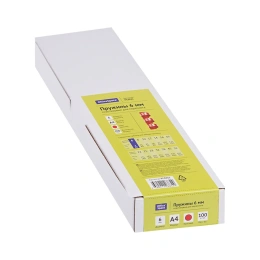 Пластиковые пружины OfficeSpace D 06 мм, красный, 100 шт PC8832