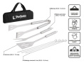 Набор для барбекю 7 в 1, PERFECTO LINEA 47-111441