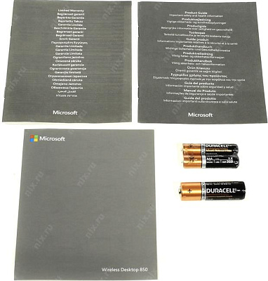 Комплект (клавиатура + мышь) Microsoft Wireless Desktop 850 with AES, Black