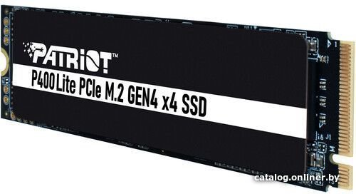 Накопитель SSD Patriot P400 Lite 500GB P400LP500GM28H M.2, PCI Express 4.0 x4, скорость чтения/записи: 3500/2400MB/s