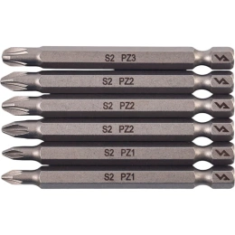 Набор бит PZ, 70 мм, 6 шт VIRA 303245