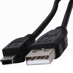 Rexant 18-1131-2 Кабель USB-A – mini USB, 1А, 0,2м, ПВХ, черный