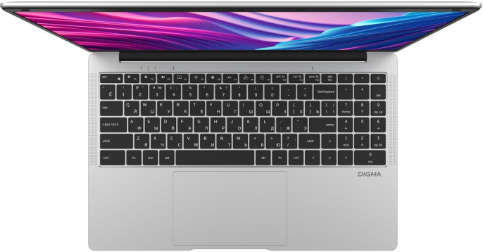 Ноутбук Digma EVE C5801 Celeron N4020 8Gb SSD256Gb Intel UHD Graphics 600 15.6" IPS FHD 1920x1080 Windows 11 Pro silver WiFi BT Cam 5000mAh DN15CN-8CXW03