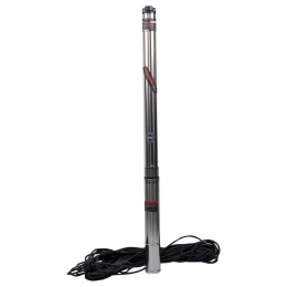 Скважинный многоступенчатый насос VERTON DW105/750V (750Вт,Qmax 35л/мин,Hmax 105м,d насоса 76мм,верх.забор) 01.13295.13325