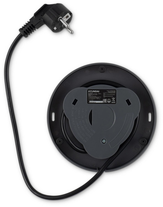 Чайник электрический Hyundai HYK-G4508 1.5л. 1700Вт серый/прозрачный корпус: стекло