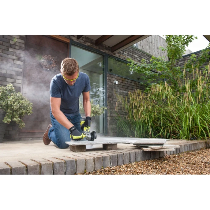 Углошлифмашина бесщеточная Ryobi ONE+ R18AG7-0  без аккумулятора в комплекте 5133002852