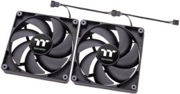 Вентилятор для корпуса Thermaltake CT140 140х140x25 черный 4-pin 30.5дБ упак.:2шт CL-F148-PL14BL-A Ret