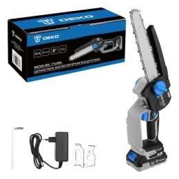 Пила цепная аккумуляторная бесщеточная DEKO DKCHS 20V, 20В, 1x3,0Ач 085-2010