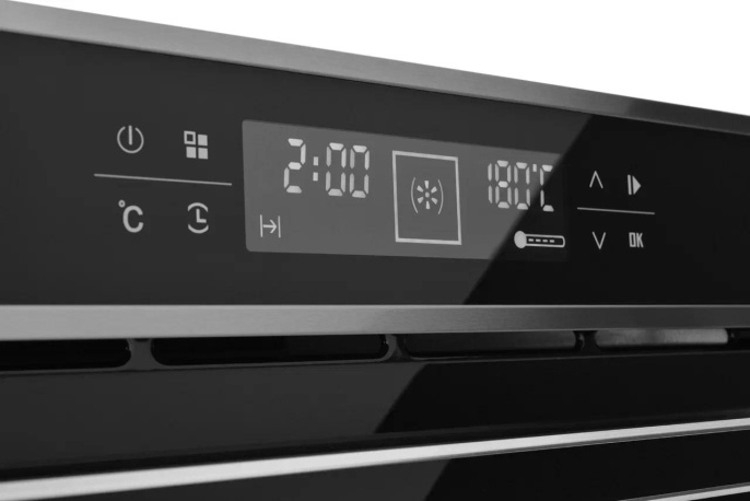 Духовой шкаф Электрический Zugel ZOE601X нержавеющая сталь/черный