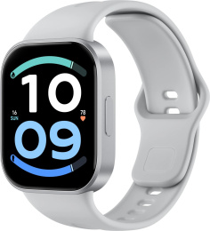 Смарт-часы Xiaomi Redmi Watch 6 Active 1.85" AMOLED корп.серебристый рем.серый (BHR09CXGL)