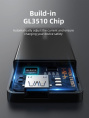 Концентратор CABLETIME CB02B (CT-HUBT2-PB) 4 порта, 5Gbps, 1 м, с блоком питания, USB-хаб для ноутбука и ПК