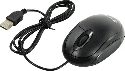 Мышь Оклик 105S черный оптическая (800dpi) USB для ноутбука (3but)