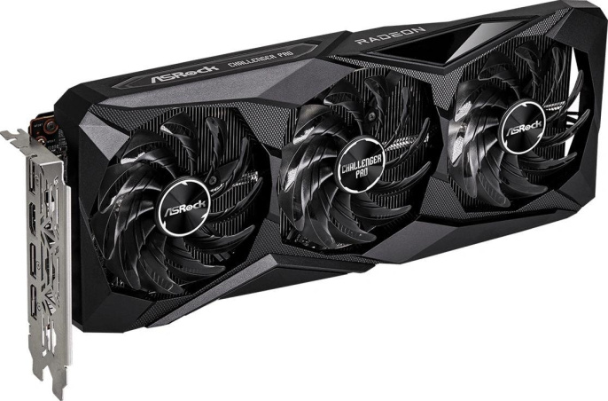 Видеокарта ASRock AMD  Radeon RX 7600 RX7600 CLP 8GO 8ГБ Challenger, GDDR6, OC,  Ret