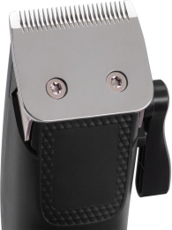 Машинка для стрижки Polaris PHC 0954 синий/черный 9Вт насадок в компл:4шт