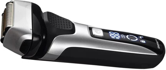 Бритва сетчатая Polaris PMF 1015RC питан.:элек.сеть/аккум. черный/серебристый
