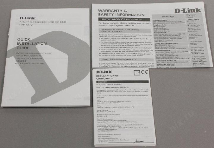D-Link DUB-1370/B2A Концентратор с 7 портами USB 3.0 1 порт с поддержкой режима быстрой зарядки