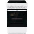 Электрическая плита Gorenje GEC5B41WG,  стеклокерамика,  без крышки,  белый