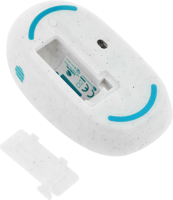 Мышь Microsoft Ocean Plastic Mouse, оптическая, беспроводная, светло-серый [i38-00003]