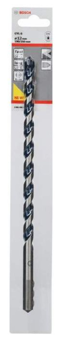 Сверло Bosch CYL-5 (2.608.588.158) (по бетону, для безударных и ударных дрелей/шуруповертов, диаметр хвостовика: 10 мм, 12х190х250мм)