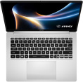 Ноутбук MSI Modern 14S AI+ G3MG-010XRU Core Ultra 7 355 16Gb SSD512Gb Intel Graphics 14" OLED FHD+ 1920x1200 без ОС silver WiFi BT Cam 9S7-14U212-010