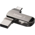 Флеш накопитель 32GB Lexar 2-in-1 USB 3.1 USB C, OTG, USB 3.1/Type-C, металл/пластик, 100 MB/s LJDD400032G-BNQNG