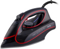 Утюг DOMFY DSC-EI606,  с паровым ударом,  2600Вт,  с автоотключением,  черный и красный