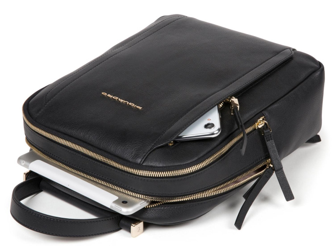 Рюкзак женский Piquadro Circle CA5566W92/N черный кожа