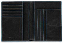 Кошелек мужской Piquadro Blue Square, кожа натуральная, черный [pu1393b2r/n]