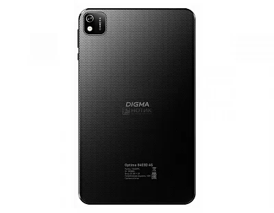 Планшет DIGMA Optima 8403D 1878058 4G 8 (1280x800) IPS Cam(5/2) Unisoc T310 2ГГц(4) (4/64)Гб A12 4000мАч Черный