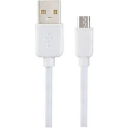 PERFEO Кабель USB A вилка - Micro USB вилка, 2.4A, белый, силикон, длина 1 м., SILICON U4026