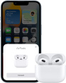 Наушники Apple AirPods 3 A2565/A2564/A2897 Lightning, Bluetooth, вкладыши, белый [mpny3ch/a]