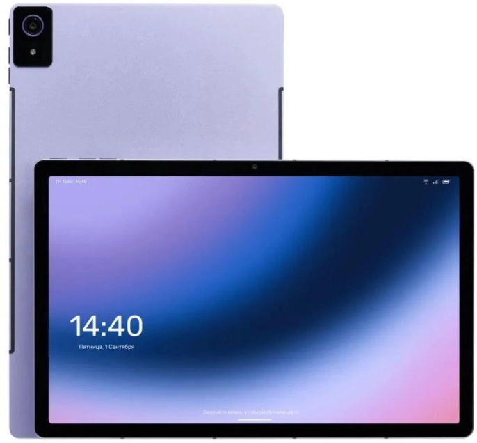 Планшет Kvadra TS11.02-2111-31 2.4 8C RAM6Gb ROM128Gb 10.95" IPS 2000x1200 KvadraOS фиолетовый 13Mpix 5Mpix BT WiFi microSD 256Gb 9000mAh 8hr