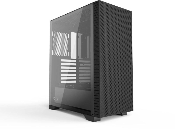 Корпус ATX AZZA Celesta F, Midi-Tower, без БП,  черный [csaz-340f celesta]