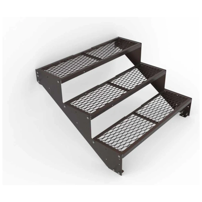 Крыльцо к дому АрсеналЪ 3 ступени ПВЛ (уличная лестница, приступок) серия ARSENAL AVANT мод. AR18V3448H9-06