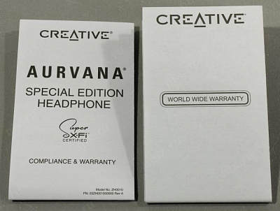Наушники мониторные Creative Aurvana SE 1.2м черный проводные оголовье (70ZH001000000)