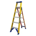 Универсальная стеклопластиковая стремянка Zarges Leansafe X3 ступени 2x5 48926