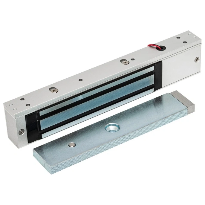 Электромагнитный замок AccordTec ML-295AL с герконом 12V/24V DC, не более 0,48 A, усилие 300 кг AT-13830