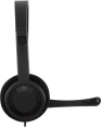 Наушники с микрофоном Оклик HS-M600 черный 1.8м накладные оголовье (1900372)