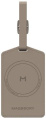 Багажная бирка Magssory Ultima Geo ACL004 Latte (ACL004l) (встроенная геометка Apple Find My, встроенный аккумулятор с беспроводной зарядкой, 4 месяца без подзарядки, материал: экокожа, микрофибра)