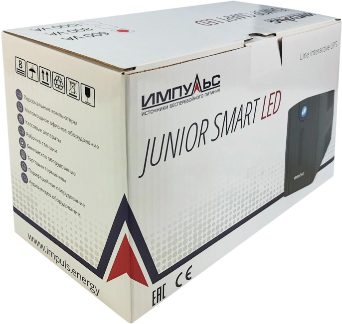 ИБП ИМПУЛЬС Юниор Смарт 600,  600ВA [js60114]