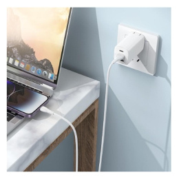 BOROFONE BX121/ USB кабель Lightning/ 1m/ 2.4A/ белый (B-23030)