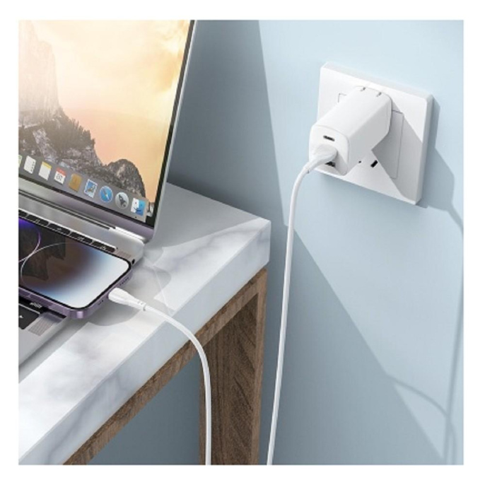 BOROFONE BX121/ USB кабель Lightning/ 1m/ 2.4A/ белый (B-23030)