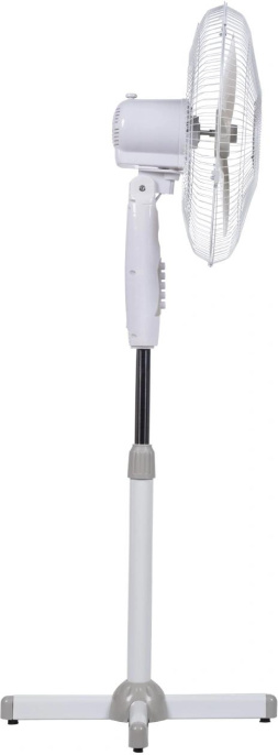 Вентилятор напольный OASIS VF-40PWG,  белый и серый
