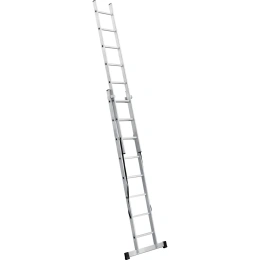 Алюминиевая 2-секционная лестница UFUK 2х8 ступеней 411208