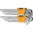 Набор шестигранных ключей INGCO 18 шт. HEX1,5-10мм, TORX Т10-Т50 INDUSTRIAL HHKSET0181